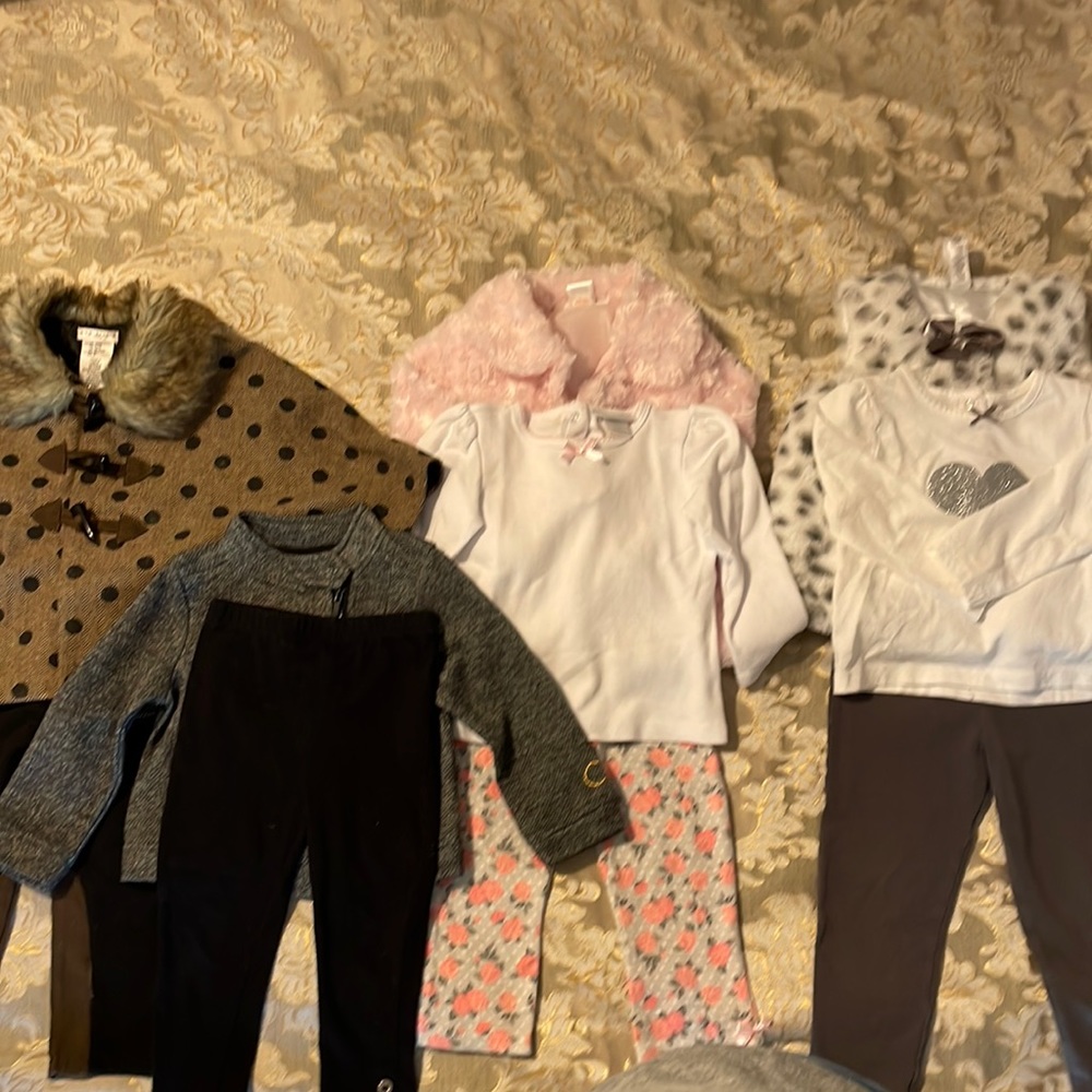 Calvin Klein, Max studio, little me, Mini Muffin 24M/2T girls Coat Sets